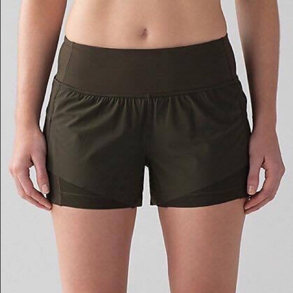 LULULEMON OLIVE SHORT